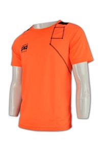 T484 自製 tee shirt  印班tee  班褸設計  團體訂購班衫公司     橙色  少量團體服製作